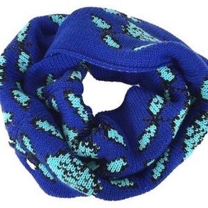 💙 NWT Betsey Johnson Royal Blue Rose Infinity Scarf